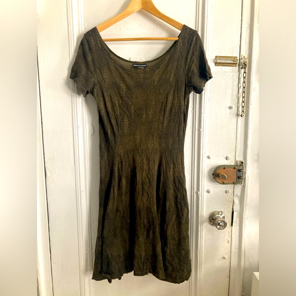 Cotton dress with net pattern, very unique!